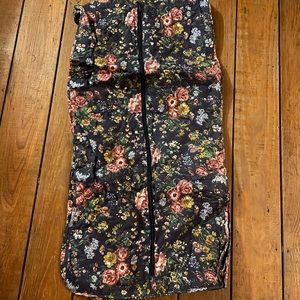 Floral hanging clothes bag